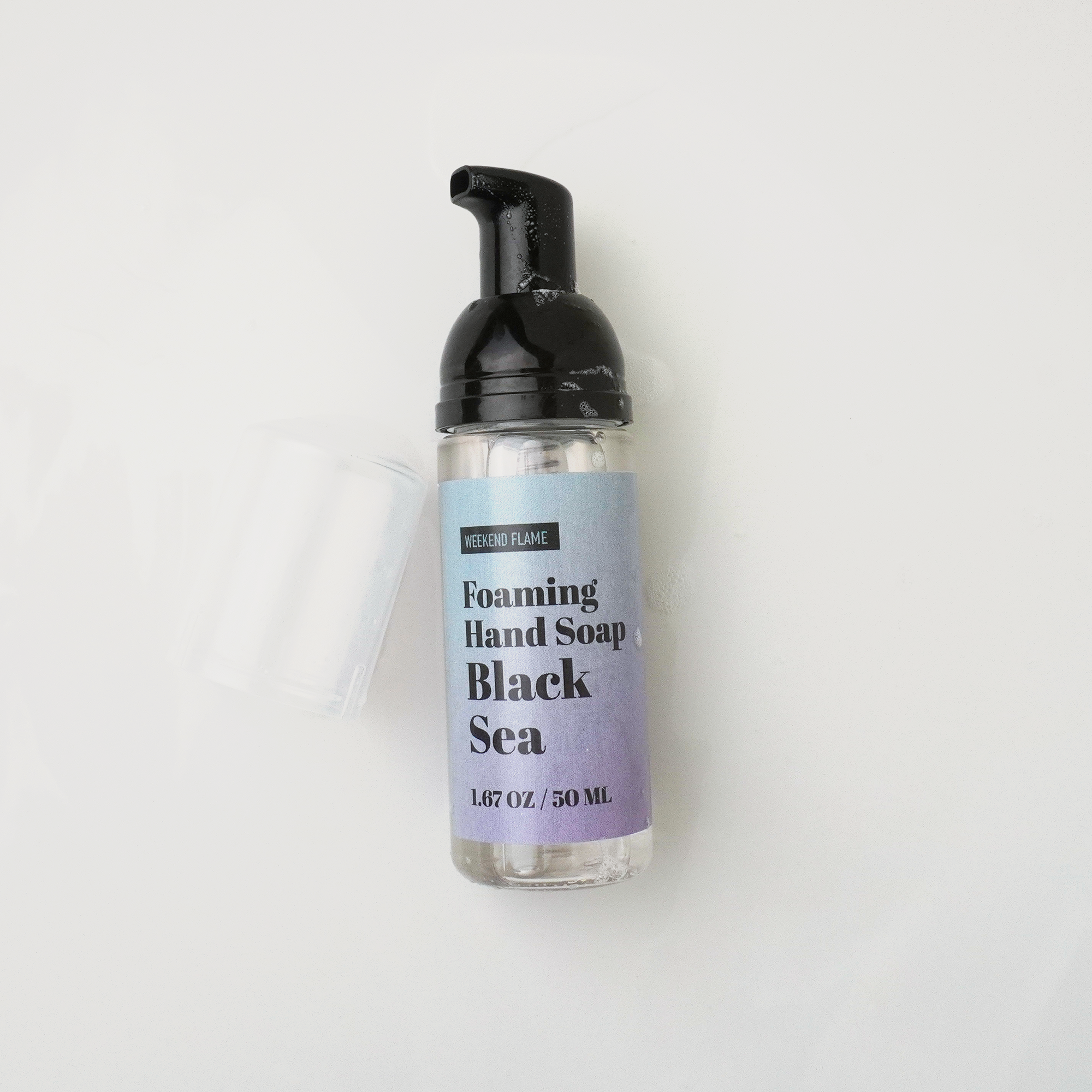 black sea travel foaming hand soap