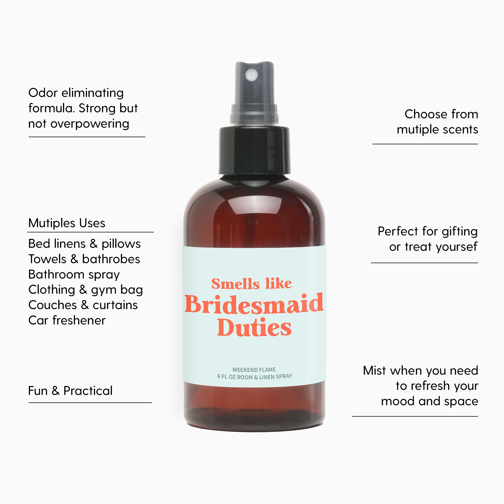 smells like bridesmaids duties bridesmaid gift