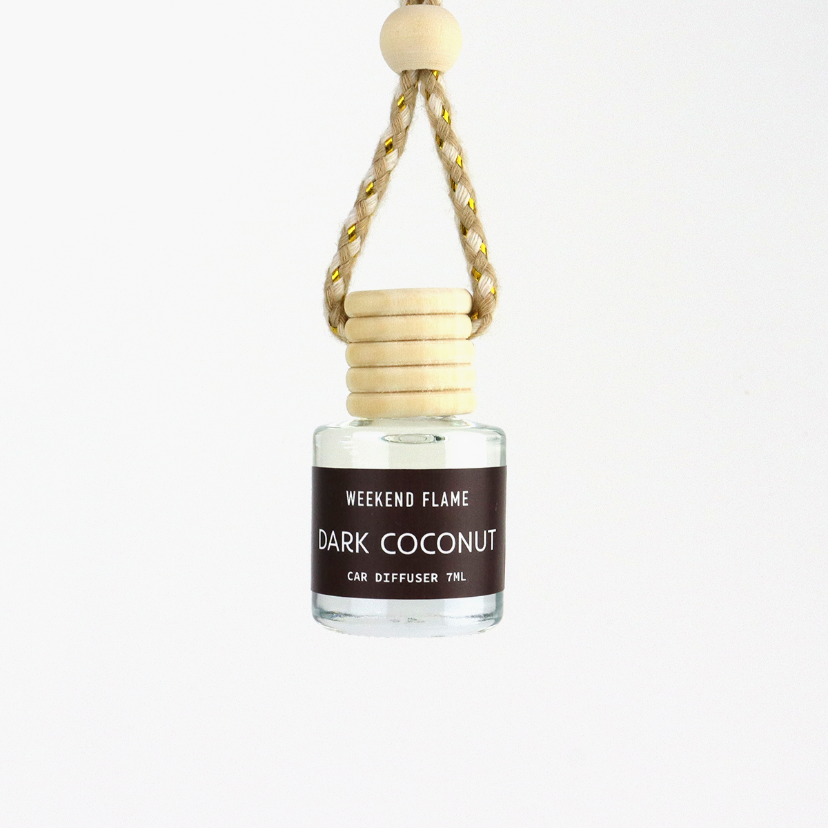 Dark Coconut Scented Car Freshener