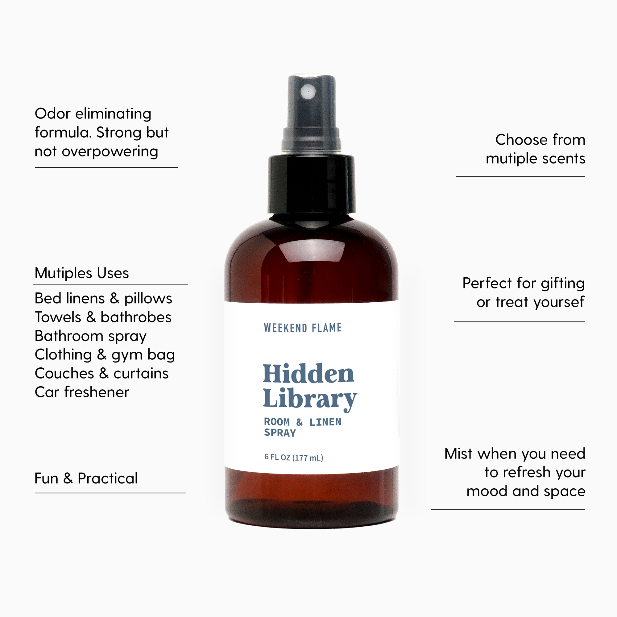 Hidden Library Room & Linen Spray