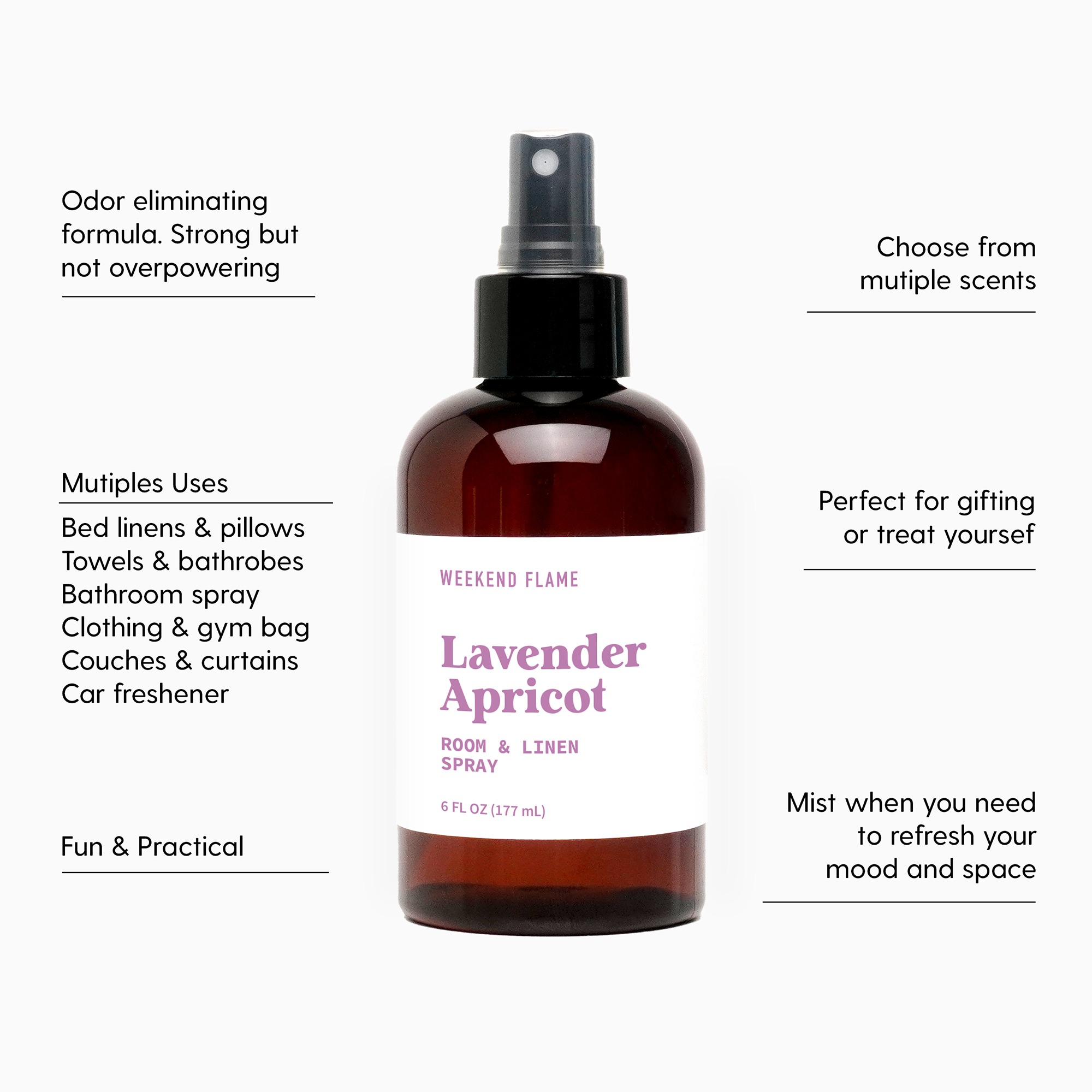 Lavender Apricot Room & Linen Spray