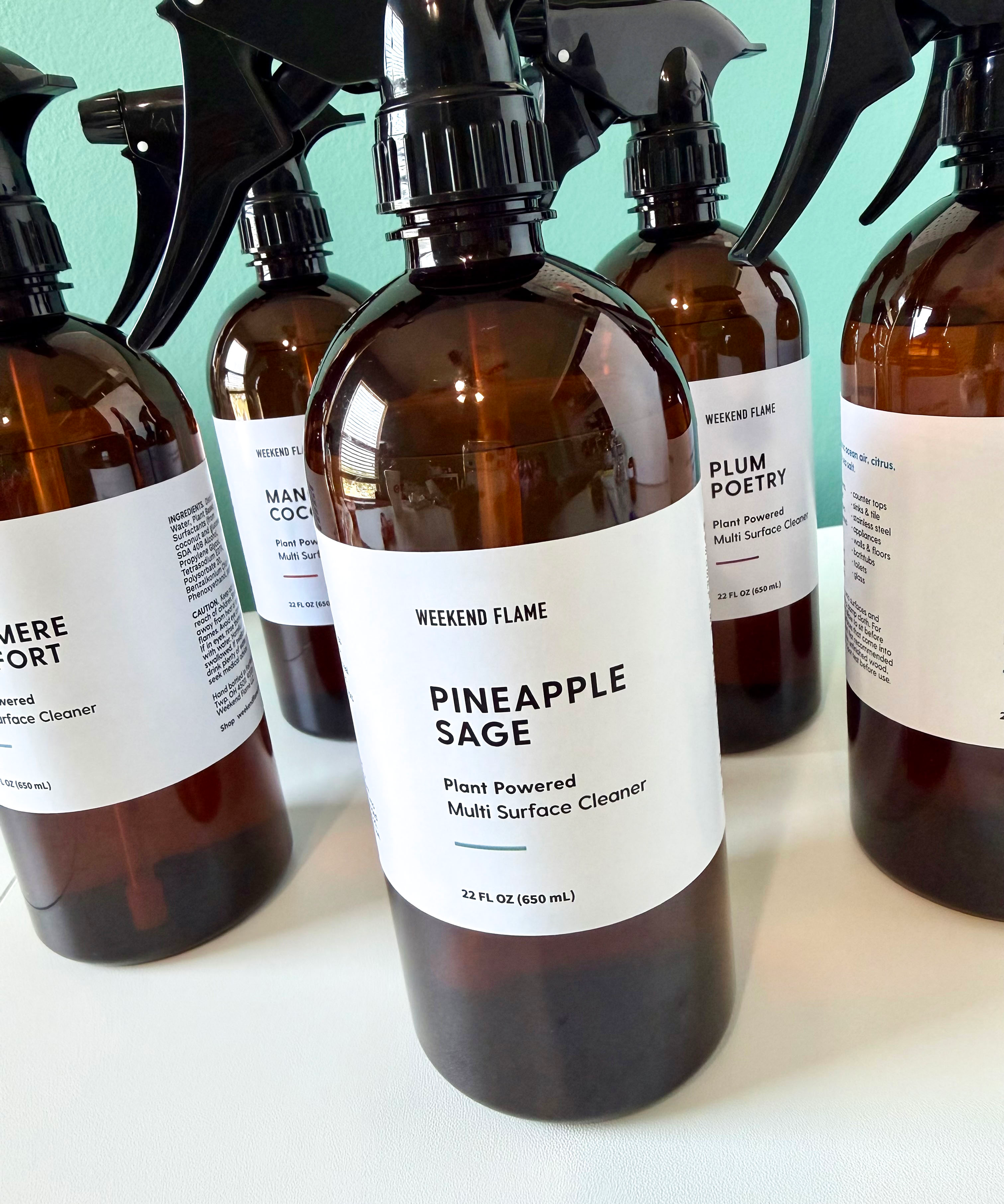 Luxury all purpose cleaner for streak free cleaning on sealed surfaces including countertops, appliances, glass, stainless steel, and bathrooms.
