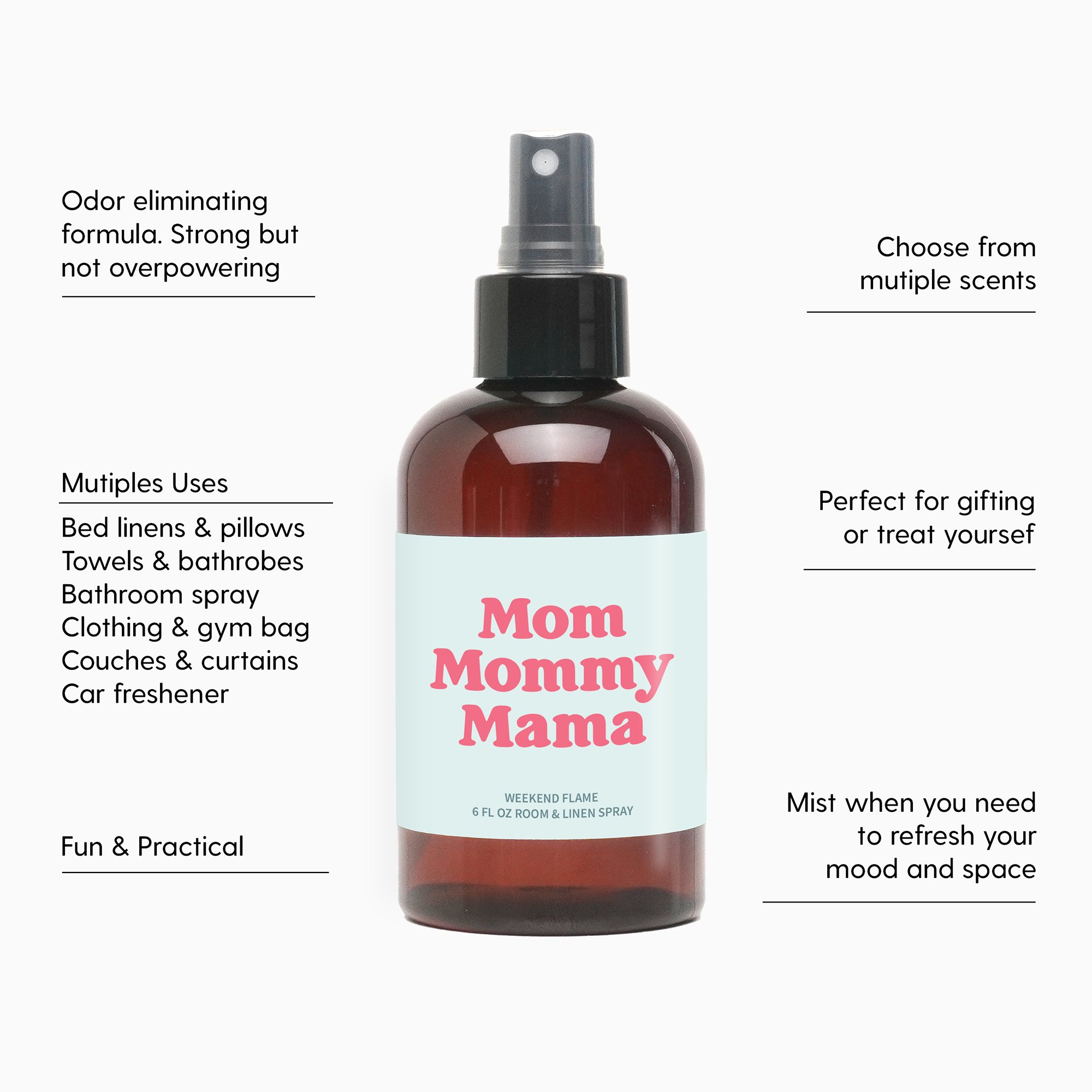 New Baby Gift, Mother's Day Gift Room & Linen Spray, Mom Mommy Mama
