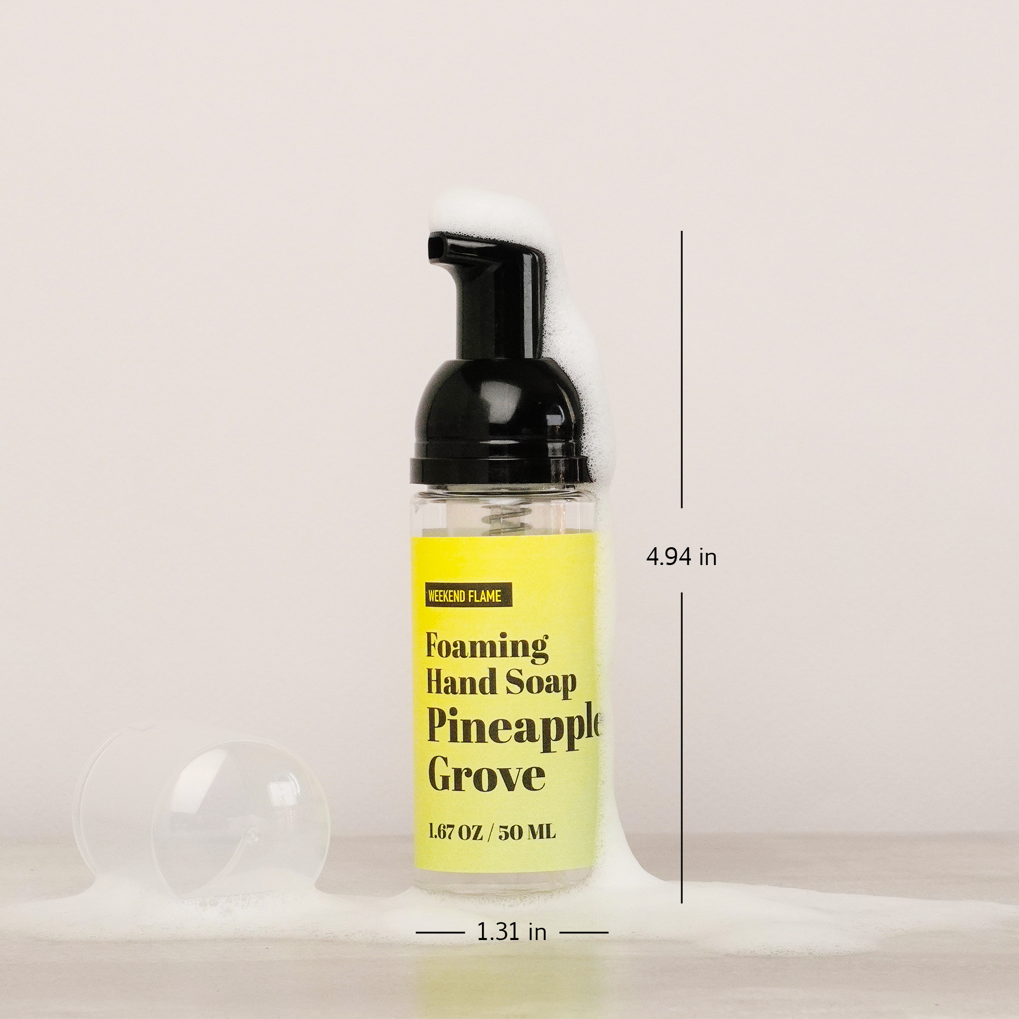 Pineapple Grove Travel Foaming Hand Soap