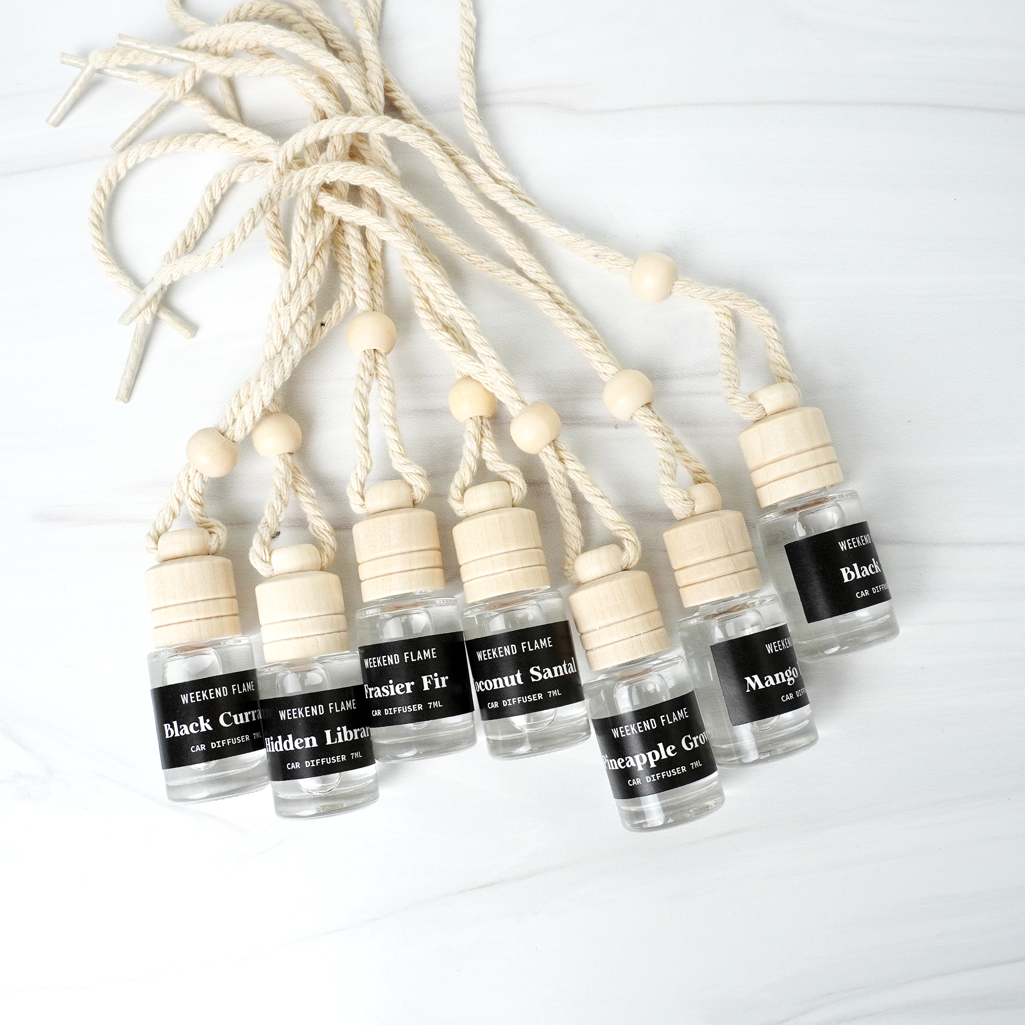Buy scented hanging air fresheners for you car. Assorted fragrances available.