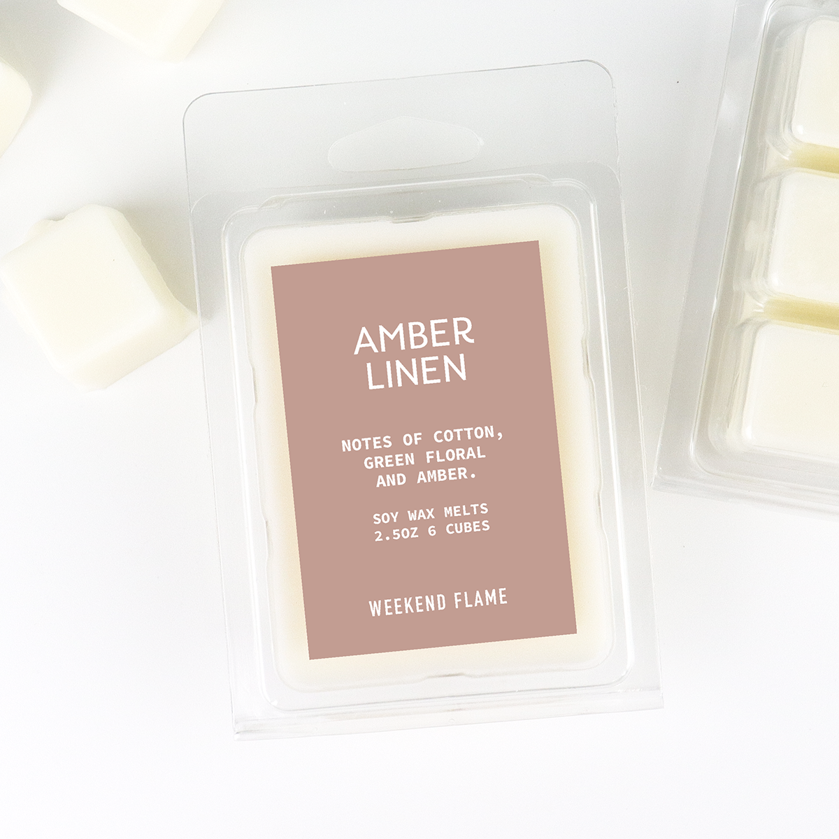 Amber Linen Soy Scented Wax Melts