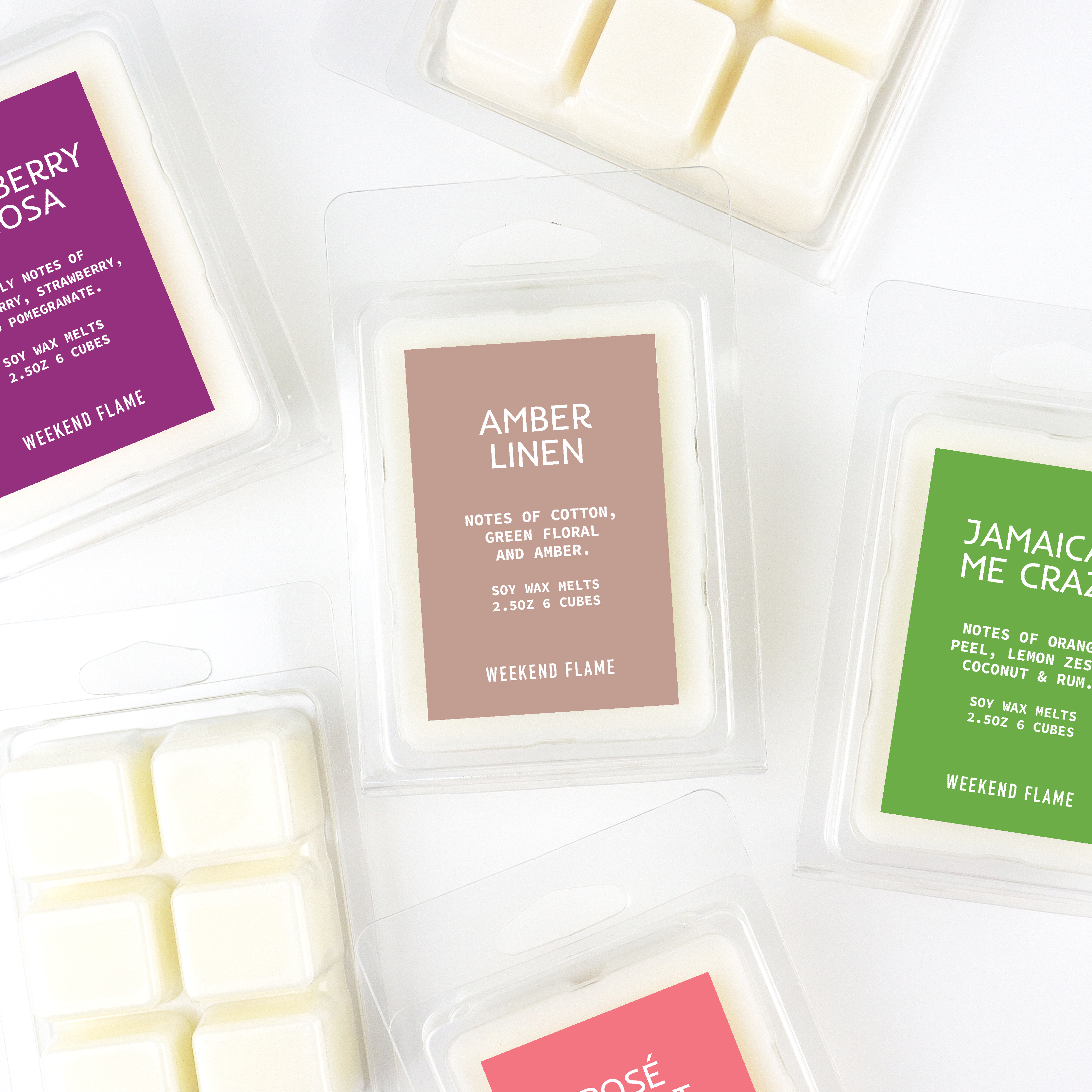 Amber Linen Soy Scented Wax Melts