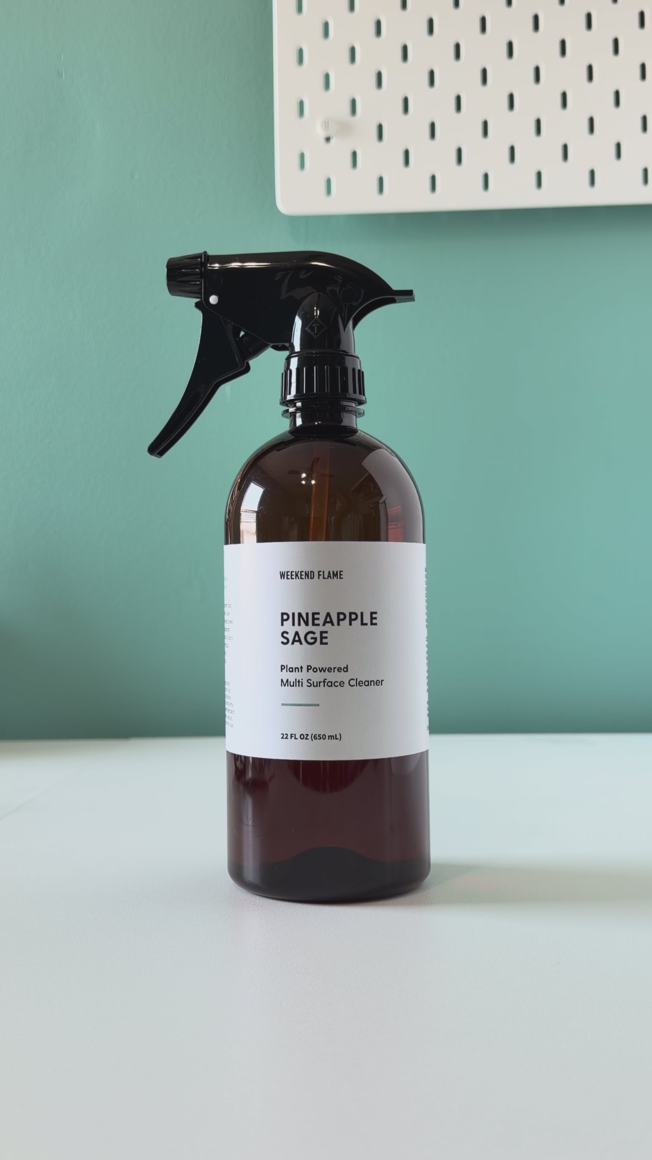 Premium all purpose cleaner in use with a reusable trigger sprayer delivering adjustable mist and stream settings for streak free cleaning.